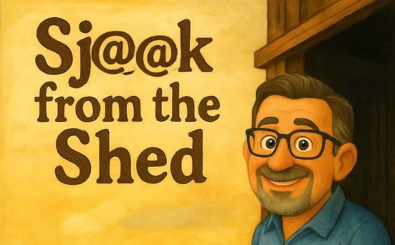 Sjaak from the Shed Logo